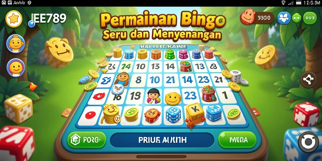 Tampilan gameplay seru dari EE789 yang menampilkan momen mendebarkan Bingo.