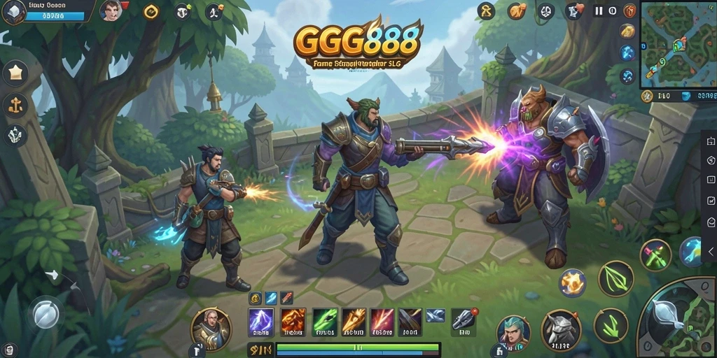 Tampilan gameplay GGG888 yang penuh strategi dan keseruan.