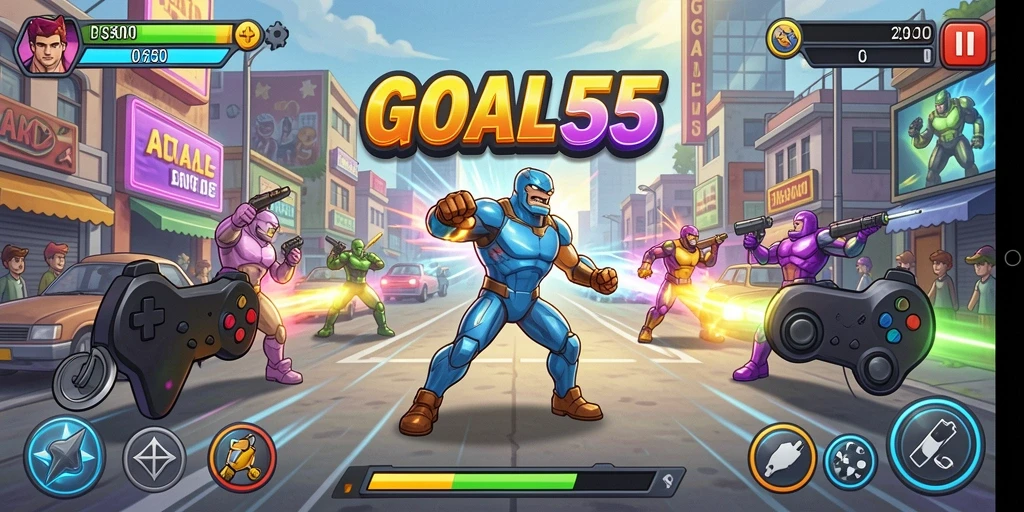 Screenshot gameplay menunjukkan aksi seru dalam permainan Arcade.