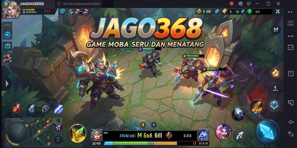 Screenshot gameplay JAGO368 yang menampilkan aksi seru dalam pertempuran.