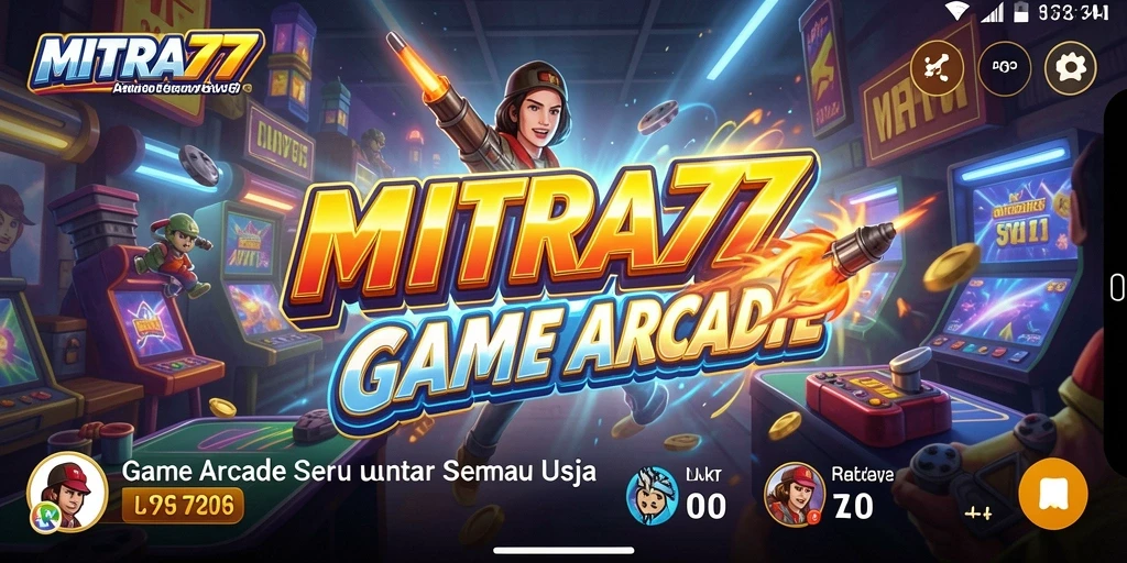 Tampilan gameplay seru dari MITRA77 yang menantang para pemain.