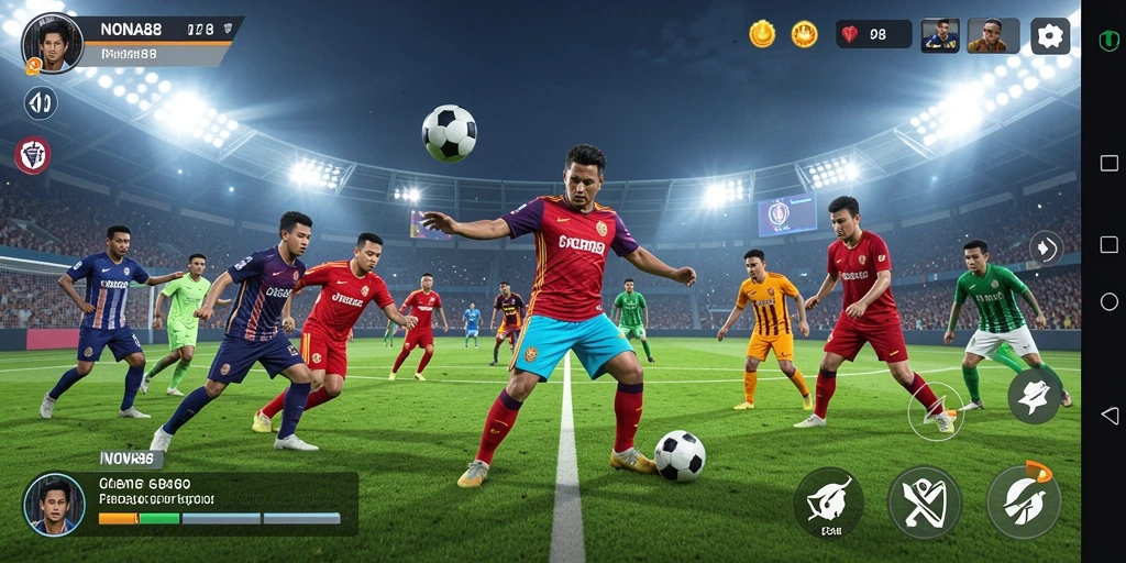 Tampilan gameplay NONA88 yang menegangkan dan mendebarkan.