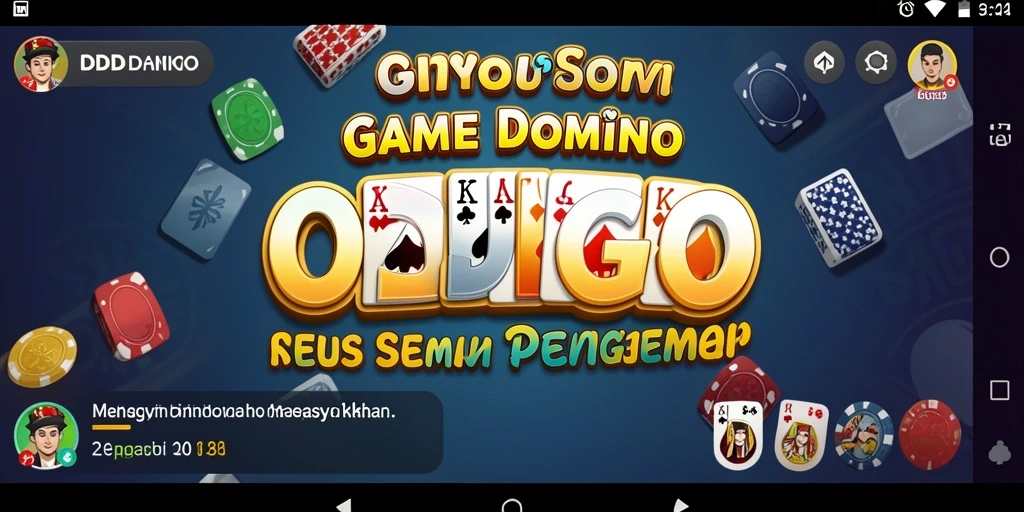 Screenshot ODDIGO menunjukkan gameplay Domino yang seru dan interaktif.