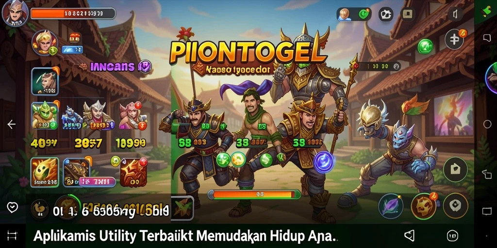 Tampilan dashboard utama PIONTOGEL yang intuitif dan informatif.