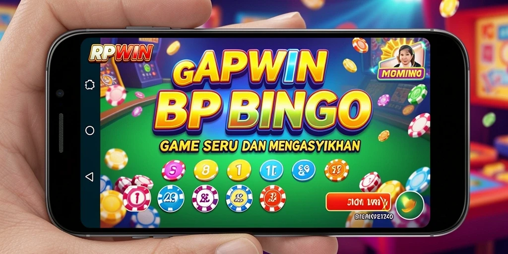 Screenshot gameplay RPWIN menampilkan momen seru permainan Bingo.