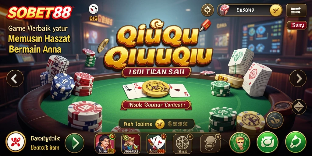 Gameplay QiuQiu yang seru dan interaktif di SOBET88.