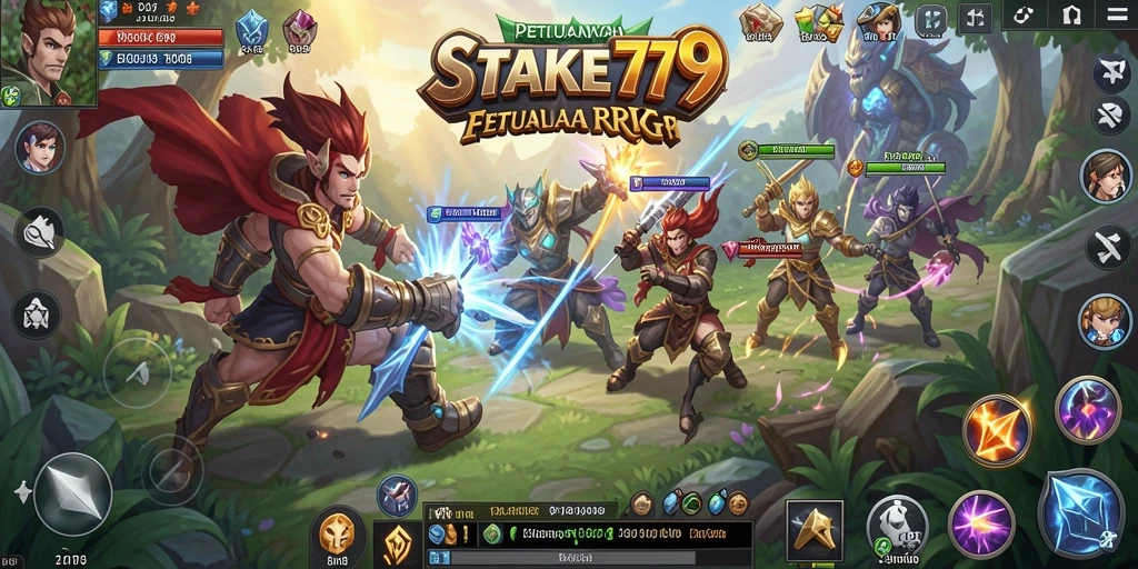 Tampilan gameplay STAKE779 yang menonjolkan aksi seru dan grafik menawan.