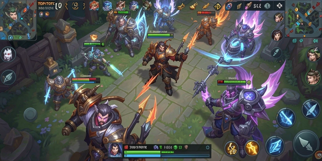Tampilan gameplay intens dan strategis dalam TOP1TOTO.