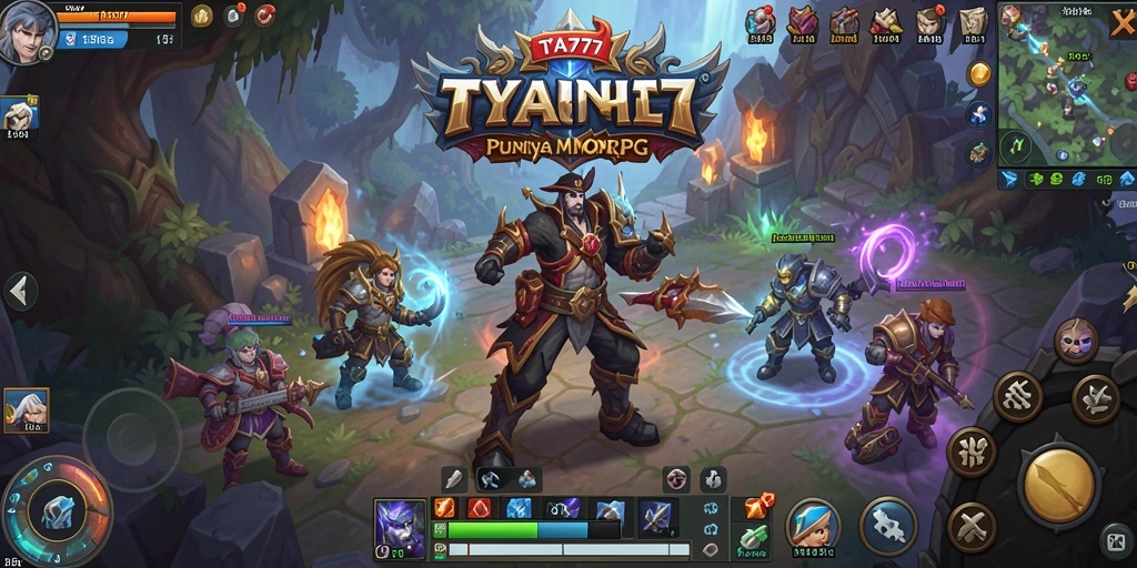 Tampilan menarik dari gameplay MMORPG TYA777 yang seru dan interaktif.