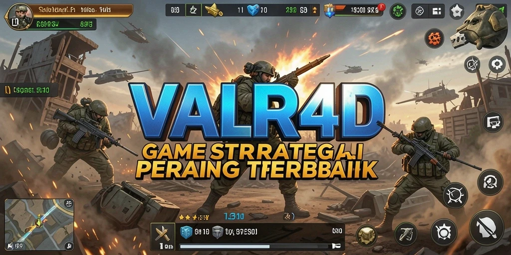 Tangkapan layar gameplay VALIR4D menampilkan pertempuran strategi yang menegangkan.
