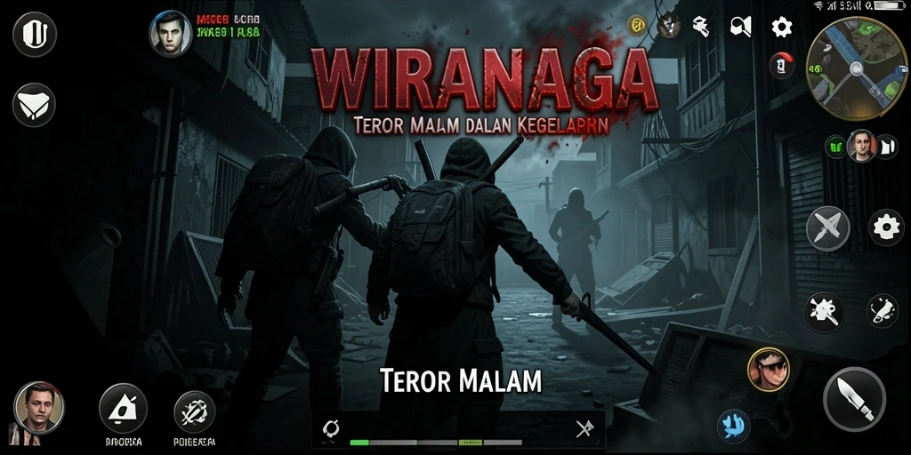 Gameplay menegangkan di dalam kegelapan WIRANAGA.