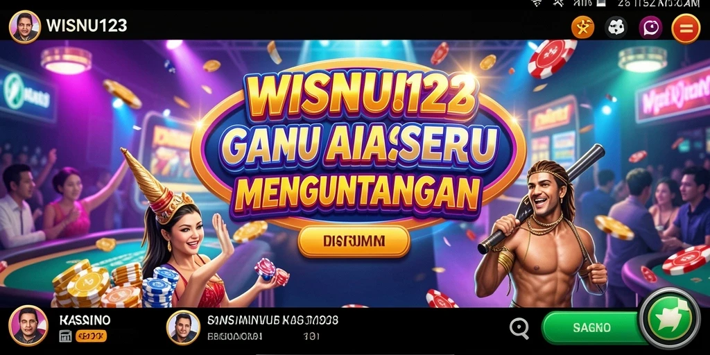 Tampilan gameplay WISNU123 yang menarik dan mendebarkan.